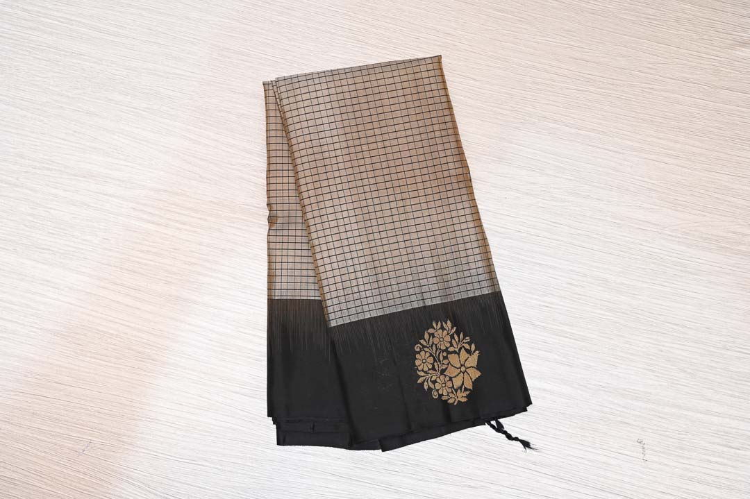Sambal Karuvizhi Podi kattam Kanchipuram Silk Saree – DDA004
