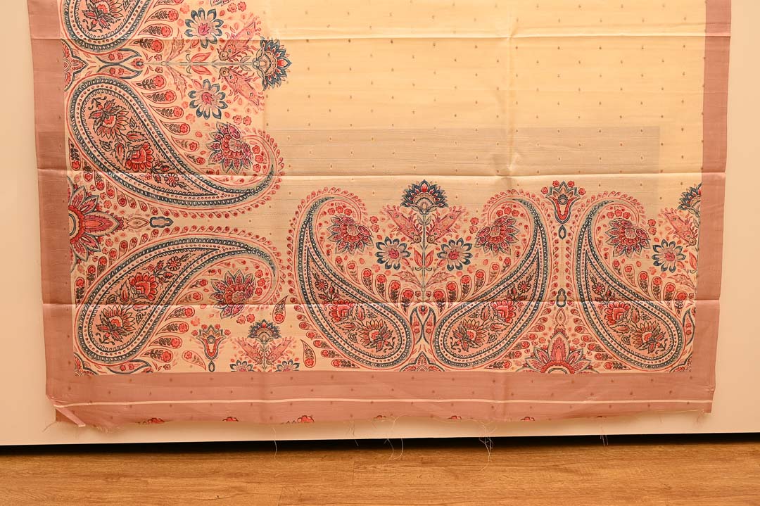 Lotus Design Semi Tussar Sarees-DDA033 (2) Sandal Beige Semi Tussar Saree-DDA037