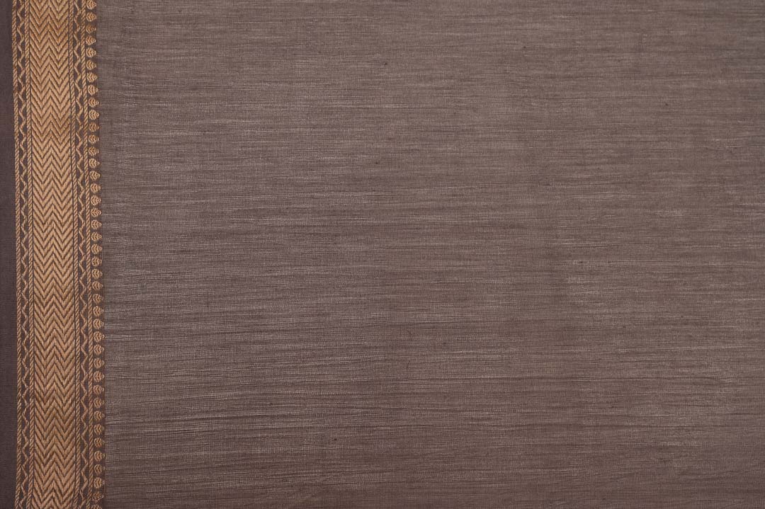 Ash Grey Maheshwari Art Silk Saree-DDA044