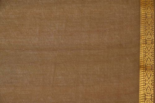 Pure Cotton Sarees DDA0241 (2) Peach Orange Pure Cotton Saree – DDA024