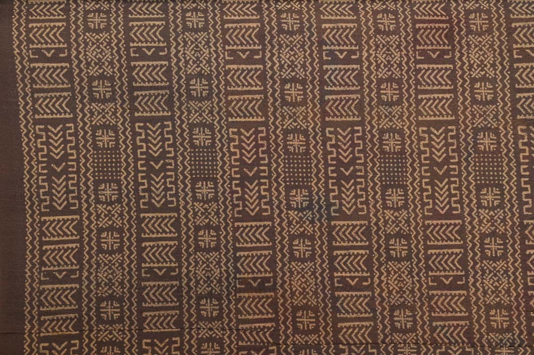 Semi Tussar Sarees223 Rust Orange Semi Tussar Saree-DDA031