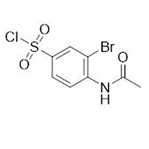 4-acetamido-3-bromobenzenesulfonyl chloride