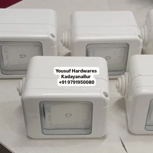C&S Dust & Waterproof Bell Push, Socket and Switches Available @ Yousuf Hardwares Kadayanallur (2) Dust Waterproof Bell Swtiches