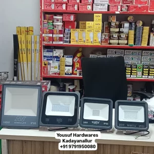 Led Flood Lights Available @ Yousuf Hardwares Kadayanallur #floodlights #lighting #lights #outd Led Flood Lights
